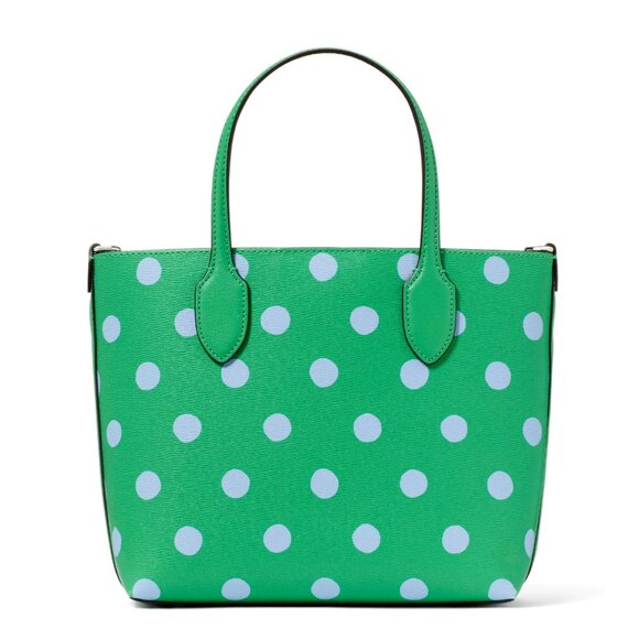 New Kate Spade Bleecker Sunshine Dots Crossbody Tote Size Small Candy Grass - Picture 4 of 6